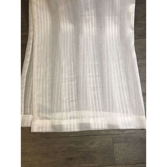 Sheer Cottage Window Curtains Panels Treatment Size 48"x72" 2 Pcs - Picture 2 of 5